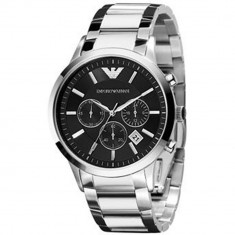 Ceas barbatesc Emporio Armani AR2434, Negru, Otel, Quartz foto