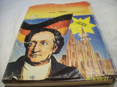 dictionar german roman-60.000 cuvinte,autor mihai isbasescu foto