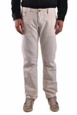 Bikkembergs Pantaloni barbati 106885 Alb foto