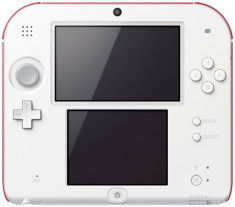 Nintendo 2DS rosu-alb foto