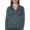 Bluza cu maneca lunga verde inchis de dama, Fred Perry, 70851