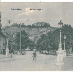 3955 - CLUJ, Bike, Romania - old postcard - used - 1916