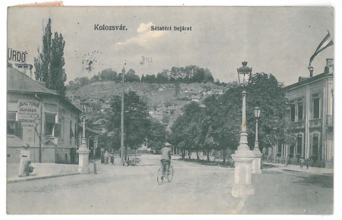 3955 - CLUJ, Bike, Romania - old postcard - used - 1916