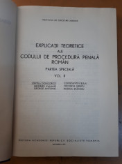 Dongoroz ?.a., Explica?ii teoretice ale codului de procedura penala, vol. 2 foto