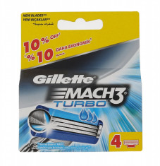 Replacement blade Gillette Mach3 Turbo Barbatesc 4ML foto