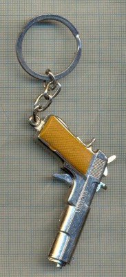 BRELOC Y123 PENTRU COLECTIONARI - MINIATURA PISTOL ,,VICTORY&amp;quot; foto