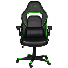 Scaun gaming Inaza Interceptor Black / Green foto