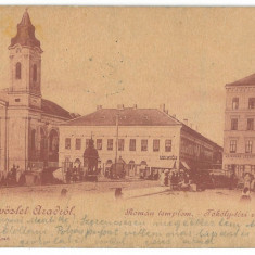 3964 - ARAD, Market, Romania, Litho - old postcard - used - 1899