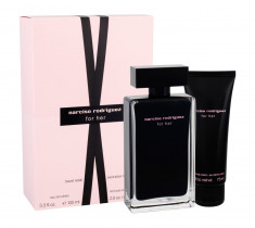 Apa de toaleta Narciso Rodriguez For Her Dama 100ML Edt 100 ml + Crema de corp 75 ml foto