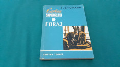 CARTEA SONDORULUI DE FORAJ/ I. STUPARU/ 1960 foto