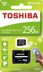 Card memorie Toshiba M203 Micro SDXC 256GB Class 10 UHS-I + Adapter foto