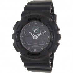 Ceas barbatesc Casio G-Shock GA100MB-1A, Negru, Rasina, Quartz foto