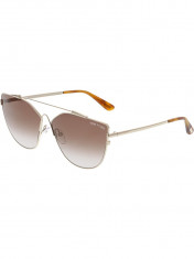 Ochelari de soare Tom Ford Gradient Jacquelyn-02 FT0563-28G-64 Rose-Auriu Cat Eye dama FT0563-28G-64 foto