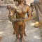 Superbă sculptura sec 19 dansatoare orientala