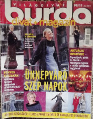 REVISTA BURDA NR. 11 / 1999 , CU TIPARE ! foto