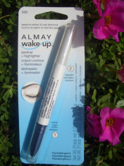 FARD CREMOS ILUMINATOR + CREION ALBASTRU ALMAY WAKE UP EYELINER HIGHLIGHTER 030 foto