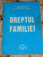 RWX 16 - DREPTUL FAMILIEI - EMESE FLORIAN - EDITAT IN 1997 foto