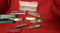 Set de 8 muzicute Hohner - simple, duble si cu schimbator foto