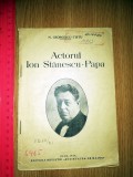 Cumpara ieftin CARTICICA VECHE ACTORUL ION STANESCU -PAPA N GEORGESCU TISTU -1939 -CU AUTOGRAF
