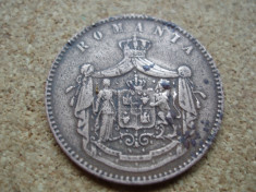 ROMANIA - 10 BANI 1867 WATT , CAROL I , L5.69 foto