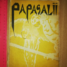 REVISTA VECHE -PAPAGALII - CONSTANTIN RIULET =1929 -TEATRUL NATIONAL