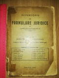 Cumpara ieftin LASCAR DAVIDOGLU--REPERTORIU DE FORMULARE JURIDICE -1942- TIPOGR PENIT VACARESTI