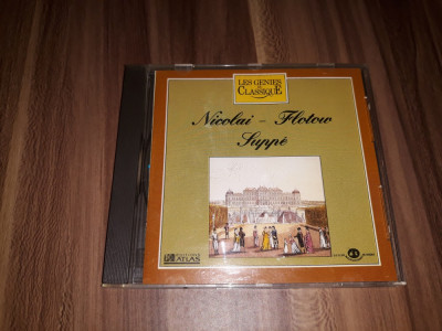 CD NICOLAI/FLOTOW/SUPPE COLECTIA LES GENIES CLASSIQUE EDITIONS ATLAS foto