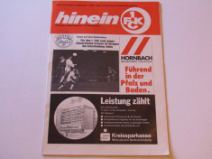 Program meci fotbal FC KAISERSLAUTERN-UNIVERSITATEA CRAIOVA(UEFA 02.03.1983) foto