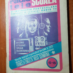 revista tele-radio scoala nr.6-8 din 1972