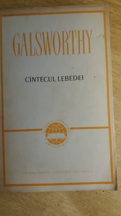 myh 712f - Glasworthy - Cintecul lebedei - ed 1963