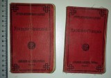 LOT 2 DICTIONARE VECHI 1926 - DICTIONAR FRANCEZ ROMAN / ROMAN FRANCEZ