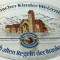 Reclama veche pe oglinda - bere Alpirschbacher Kloster Weizenbiere anii &#039;70- &#039;80