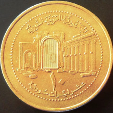 Moneda exotica 10 LIRE / POUNDS 1424- SIRIA, anul 2003 *cod 2430 A