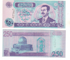 SV * Iraq / Irak 250 DINAR 2002 - 2003 UNC foto