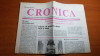 Ziarul cronica 13 ianuarie 1989-articol despre mihai eminescu