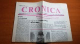 ziarul cronica 13 ianuarie 1989-articol despre mihai eminescu