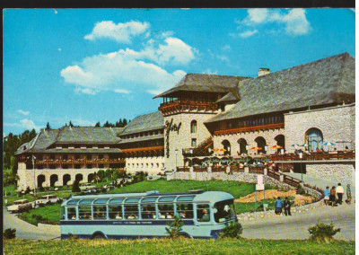 CPI B 10775 CARTE POSTALA - BRASOV. HOTEL SPORT, AUTOBUZ foto