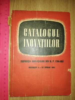 CATALOGUL INOVATIILOR - 1951 foto