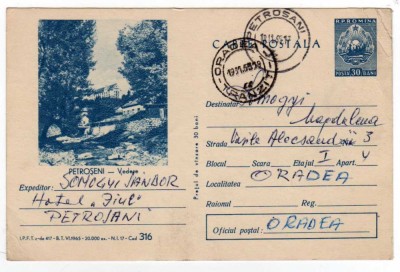 PETROSENI VEDERE 1965 TIRAJ 20000 EX RPR foto