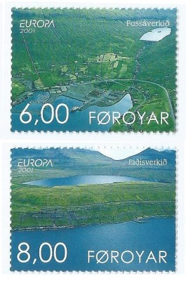 |Danemarca, Feroe, Europa CEPT, 2001, MNH foto