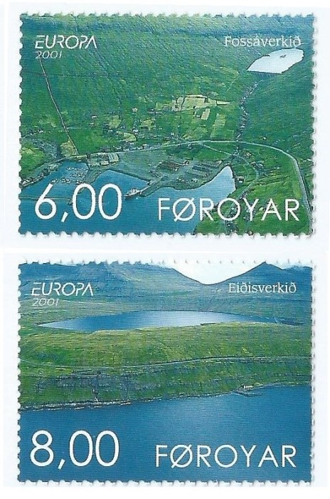 |Danemarca, Feroe, Europa CEPT, 2001, MNH