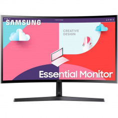 Monitor curbat LED Samsung LS27C366EAUXEN, 27", Full HD, VA, 75 Hz, 4 ms, HDMI, FreeSync