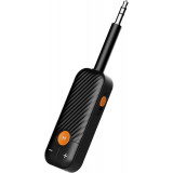 Adaptor Bluetooth, pentru Masina, mufa Jack 3.5 mm, Receiver si Transmitator audio 5.2, Negru, OBRALIX&reg;