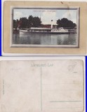 Orsova, Dunarea -Vaporul Josef Carl- cu rama-rara, Circulata, Printata