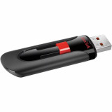 Memorie USB 2.0 SANDISK 128 GB retractabila carcasa plastic negru