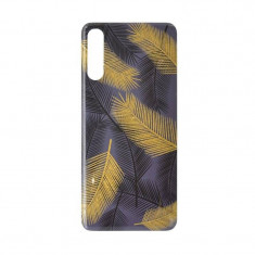 Husa Samsung Galaxy A70 model Marble Golden Leaves, Antisoc, Viceversa foto