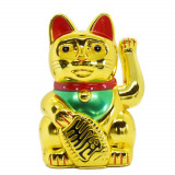 Pisica norocoasa maneki neko aurie 15cm