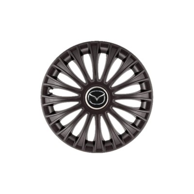 Set 4 Capace Roti 15 inchi (R15) Dino Negru, Compatibile cu Mazda foto