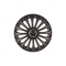 Set 4 Capace Roti 15 inchi (R15) Dino Negru, Compatibile cu Mazda