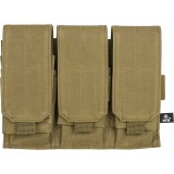 Buzunar Incarcatoare M4POUCH Triplu Molle Coyote MFH